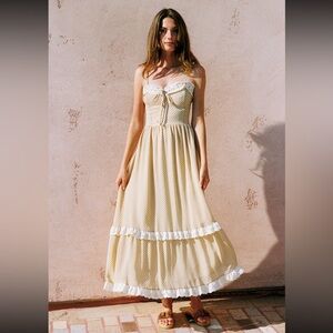 NWT Christy Dawn Emma Dress, Sandstone Dot